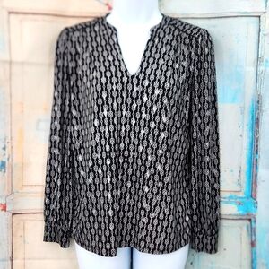 Morgan de Toi Metallic Blouse